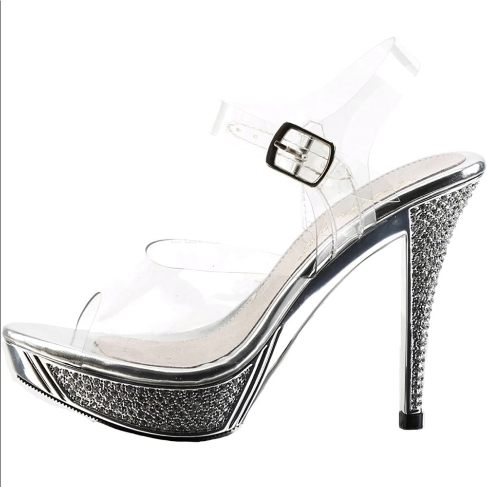 Clear Platform Heels
